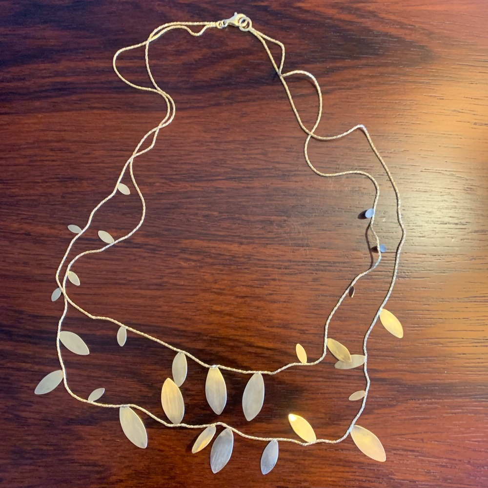 MM LaFleur Pomona Necklace Brass